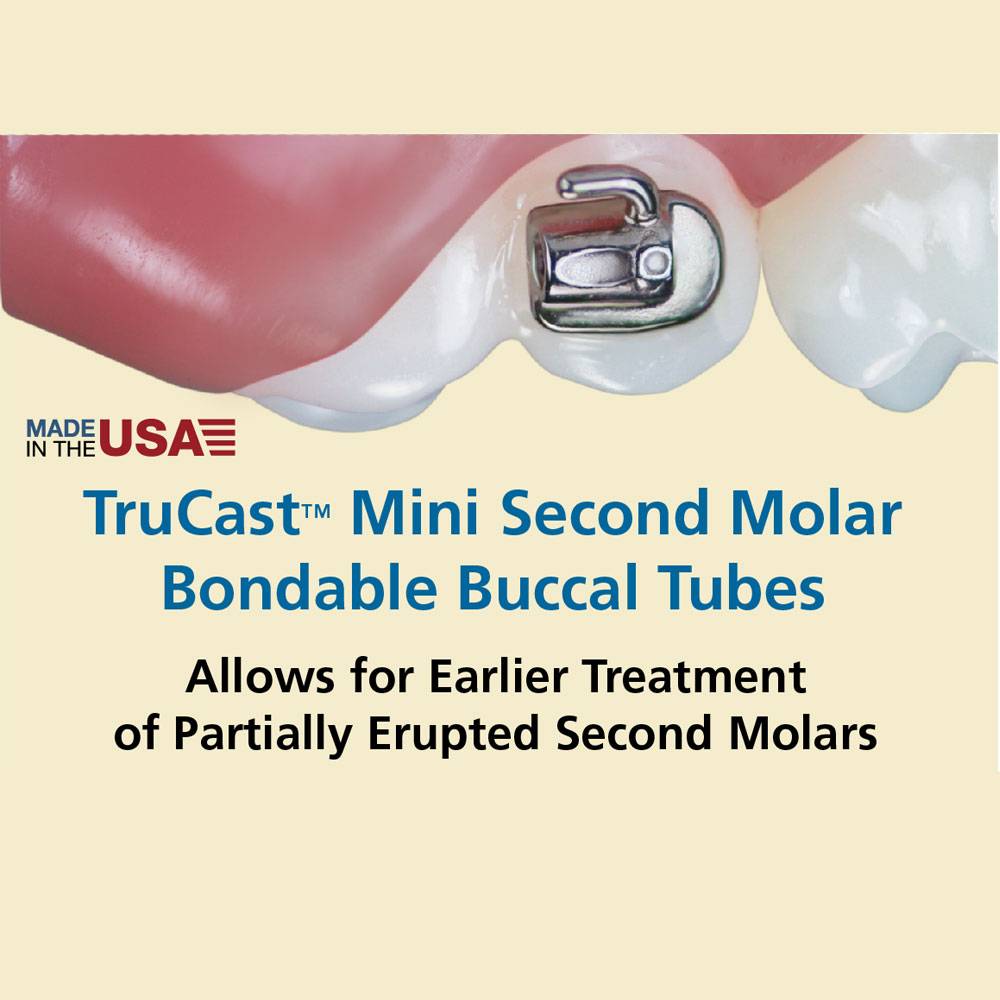Mini Second Molar Bondable Buccal Tubes